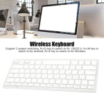 Bluetooth juhtmevaba klaviatuur 78 klahvi &uuml;li&otilde;huke kaasaskantav valge &uuml;li&otilde;hukesed juhtmega arvutiklaviatuurid android os x ios windows korea ja kompaktne v&auml;line