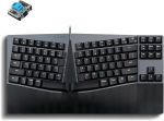 Perixx Periboard-335bl juhtmega ergonoomiline mehaaniline kompaktne klaviatuur - Flat Blue Click l&uuml;litid - Programmeeritav funktsioon makroklahvidega - &Uuml;hildub Windowsi ja Mac Os X-iga - Us