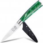 Xyj koorimisnuga roostevabast terasest 3.5 tolli &uuml;literav v&auml;ike k&ouml;&ouml;ginuga, puu- ja k&ouml;&ouml;giviljakoorija noa&uuml;mbrisega, ergonoomiline k&auml;epide, v&auml;ljas telkimiseks, grillimiseks