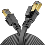 Deleycon Cat 8.1 lame Lan-kaabel 1,5 m, 40 Gbit/s, 2000 Mhz, Rj45