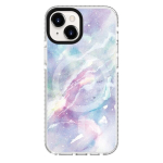 Evelatus PC+TPU &uuml;mbris mudelile Apple iPhone 15 MagSafe-iga Customized Print Lilla