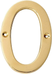Esplanade messingist majanumbri tahvel 4" ketas 0-9 (0 (null))