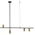 Light Prestige rippvalgusti Arizona Gold Black
