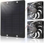 P&auml;ikese v&auml;ljat&otilde;mbe topeltventilaator 10 W 12 V 2 A energias&auml;&auml;stlik mini p&auml;ikesepaneeliga ventilaator maja p&ouml;&ouml;ningule, kasvuhoonele, lemmikloomade kanamaja jahutamiseks