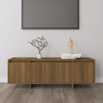 vidaXL telerikapp, pruun tamm, 120 x 30 x 40,5 cm, puitlaastplaat, Ruda
