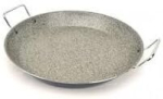 Wintem paella pann 36 cm - paksus 2 mm - mittenakkuva sisekiht - hall kivist v&auml;liskiht - p&otilde;rutus- ja kulumiskindel - ergonoomilised metallist k&auml;epidemed - lihtne puhastada
