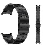 BestAccessories, mustast terasest rihm S. Galaxy Watch 4 5 6 7 FE kellale