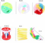 Yage kassi m&auml;nguasjade komplekt, 15 t&uuml;kki kassipoegade m&auml;nguasjad, interaktiivne kassi m&auml;nguasi telgile, kassidele, sulgedele, kepile, telgile, toakasside m&auml;nguasjad