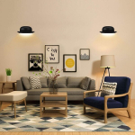 Kawell Kreativ 12 W moodne seinavalgusti Led veekindel Ip65 alumiiniumist seinavalgusti sise- ja v&auml;listingimustesse vannitoa trepi veranda esiku magamistoa koridori elutoa jaoks must 3000 K