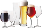 Krosno &otilde;lleklaasid &otilde;lle tundja komplekt | 2 x &otilde;lle tulipaanid 420 ml | 2 x nisu&otilde;lleklaasid 500 ml | 2 x tumeda &otilde;lle klaasid 500 ml | Brewery Collection | ideaalne koju ja pidudeks | n&otilde;udepesumasinas pestav