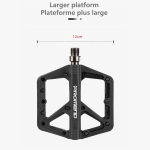 Motutech jalgrattapedaalid maastikuratta jalgrattapedaalid nailonist libisemiskindlad Bmx spinnimiseks suurendatud pinnaga teljed kroommol&uuml;bdeenteras