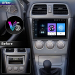 Yuntx Android 14 autoraadio subaru impreza gd gg (2002-2007) - [integreeritud carplay/android car/gps] - 9-tolline ips puuteekraan rooliratta juhtimine/mirrorlink/bluetooth 5.0/wifi/usb/kaamera