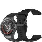 BestAccessories, silikoonist rihm H. Watch GT 5 Pro 46 mm kellale, musta v&auml;rvi