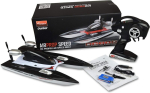 Amewi 26094 rc propeller speed katamaraan, kaugjuhitav, rtr 2.4 ghz, u. 20 km/h, alates 8 aastast, must/valge