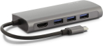 Lmp Usb-c mini Dock &ndash; 8 pordiga Usb-c mini dokk Hdmi, Usb 3.0, Ethernet, Sd/microsd, Usb-c