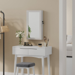 Ehtekapp, 10 x 37 x 67 cm, Valge, Ehtekapp, SONGMICS JJC051K01, 10 x 37 x 67 cm, Valge