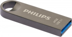 Philips Moon Edition Ultra Speed 3.1 Usb m&auml;lupulk 64gb Pc-le, s&uuml;learvutile, andmete salvestamiseks, lugemiskiirus kuni 180mb/s, alumiiniumist v&otilde;tmehoidja
