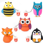 USB pulk 5 tk. 32 Gb loomamustriga usb m&auml;lupulgad, kingitus lastele