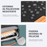 Nidoo 10-11/13/14 tollise tahvelarvuti kaitse&uuml;mbris &otilde;lakott Pc s&uuml;learvuti tumehall, tumehall, Utility