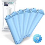 Aquafloow asendusveefilter Jura Blue t&auml;isautomaatsetele kohvimasinatele, 6 tk, &uuml;hildub Jura 71312 Blue'ga, filtrikassett kohvimasinatele A1 A5 F5 F7 F8 Ena3, Giga5, Impressa