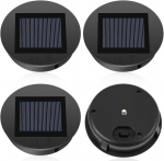 Glovios p&auml;ikesevalgusti varuosad, p&auml;ikesepatarei asenduskaas 8 cm led-pirnidega, 1,2 v 600 mah, p&auml;ikeselampide asendus p&auml;ikeselampide laterna kaanele aeda, 4 tk