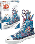 Ravensburger 3d pusle 11279 - Sneaker Charming Mermaids - praktiline pliiatsihoidja - lauakorraldaja t&auml;iskasvanutele ja lastele alates 8. eluaastast