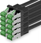 Cat7 v&otilde;rgukaabel - cat 7 ethernet kaabel, v&otilde;rgu / interneti / dsl / modemi / ruuteri / hub patch kaabel, lan kaabel, raw kaabel, 10 gb/s (s-ftp pimf), patch kaabli komplekt rj 45 pistikuga, cat.6a