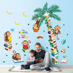 Decowall ds9-8065 seinakleebis ahvid lastetoa seinakleebis raamatud puu klassiruumi lugemisraamat seinakleebis seinakaunistus elutoa raamatukogu