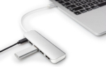 Digitus 5 pordi Usb Type-c hub - Usb 3.0 - 5 Gbit/s - 4x Usb-a porti - 1x Usb-c laadimisport + Power Delivery 3.0 - Plug & Play - h&otilde;bedane