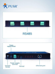 Usr 4 pordiga muundur rs485 etherneti mqtt gateway modbus networking serial port communication server usr-n540