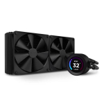 Nzxt Kraken Elite Aio Cpu jahuti, 280 mm, kohandatav 6 cm laia nurgaga Lcd-ekraan, suure j&otilde;udlusega pump, 2 x F140p ventilaatorid, must, 16,7 x 16,0 x 6,1 cm, lauaarvuti vesijahutuss&uuml;steemid