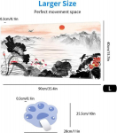 Fairygate hiirematt xxl m&auml;ngulauale, m&auml;nguhiirematt, suur hiirematt, hiirematt arvutiklaviatuurile libisemiskindla kummist alusega, veekindlad hiirematid b6503-l