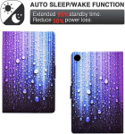 Cxtcase &uuml;mbris samsung galaxy tab a8 2021 10.5 tolli/sm-x200 / sm-x205 / sm-x207 jaoks, kaitse&uuml;mbris koos statiivi funktsiooniga samsung galaxy tab a8 2021/2022 jaoks, water drop