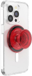 Popsockets telefonihoidik, &uuml;hilduv magsafe'iga, adapterir&otilde;ngas magsafe'ile, telefonihoidik, &uuml;hilduv juhtmevaba laadimisega - danger red translucent