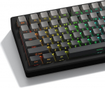 Lqxq Pbt 136 l&auml;bipaistvat klahvi, double shot profile cherry shine through klahvikatted, kohandatud klahvikatted Ansi Us mehaanilistele klaviatuuridele - hall