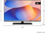 Panasonic Tb-32s40aez, S40 seeria 32-tolline Hd Led Smart Tv, 2024, Tivo, Google'i ja Alexa h&auml;&auml;ljuhtimine, m&auml;ngurežiim, meediapleier, Hdr, Hdmi, Wifi, erakordse visuaalse kogemuse jaoks