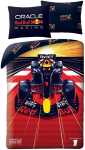 Halantex Verstappen Formula 1 Red Bull Racing kahepoolne voodipesukomplekt, 100% puuvillane tekikott 140 x 200 cm + padjap&uuml;&uuml;r