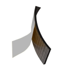 Klebaa tihendusteip epdm premium, 3 mm paksune, &uuml;hepoolne isekleepuv 10 m rullis, poorne kumm (25 mm x 10 m)