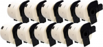 10 x dk11202 62 mm x 100 mm etiketid (300 tk/rull), &uuml;hilduvad Brother P-touch Ql-500 Ql-500a Ql-550 Ql-560 Ql-570 Ql-700 Ql-710w Ql-720nw Ql-800 Ql-810w Ql-820nwb