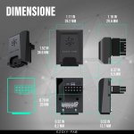Ezdiy-fab pcie 5.0 12vhpwr gpu toite sild, toiteplokk 12+4 kontaktiga nurga all &uuml;hendusega, gpu seeriale rtx40', &uuml;hildub rtx4090, 4080, 4070ti - must 90&deg; std
