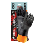 Reis Rindustrial-r35 Dragon kaitsekindad, must/oranž, 11 (35 cm) (12 tk)