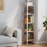 Vannitoa riiul, SONGMICS BCB055W01, 33 x 33 x 146 cm, Pilvevalge