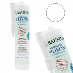 Bauhus sanitaarsilikoon valge k&ouml;&ouml;ki vannituppa seenevastane hallitusvastane 280ml