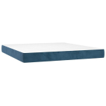 vedrumadrats, tumesinine, 180x200x20 cm, samet CFE7825366