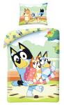 Puuvillane voodipesu 140x200 Bluey Blue Dog HIT