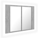 LED-peeglikapp betoonhall 60 x 12 x 45 cm, akr&uuml;&uuml;l CFE8943992