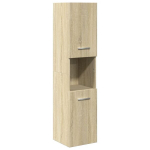 vannitoakapp, Sonoma tamm, 30 x 30 x 130 cm, tehispuit CFE7272851