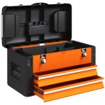 T&ouml;&ouml;riistakast t&uuml;hi, 49,7 x 25,3 x 28,9 cm T&ouml;&ouml;riistakast sahtliga, Minikast Teras Oranž, Oranžinė
