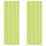 Voile kardinad r&otilde;ngastega 2 tk Apple Green 140x300 cm CFE7479263