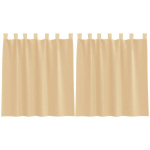 Voile kardinad varrastega taskutega 2 tk Liiv CFE5629401